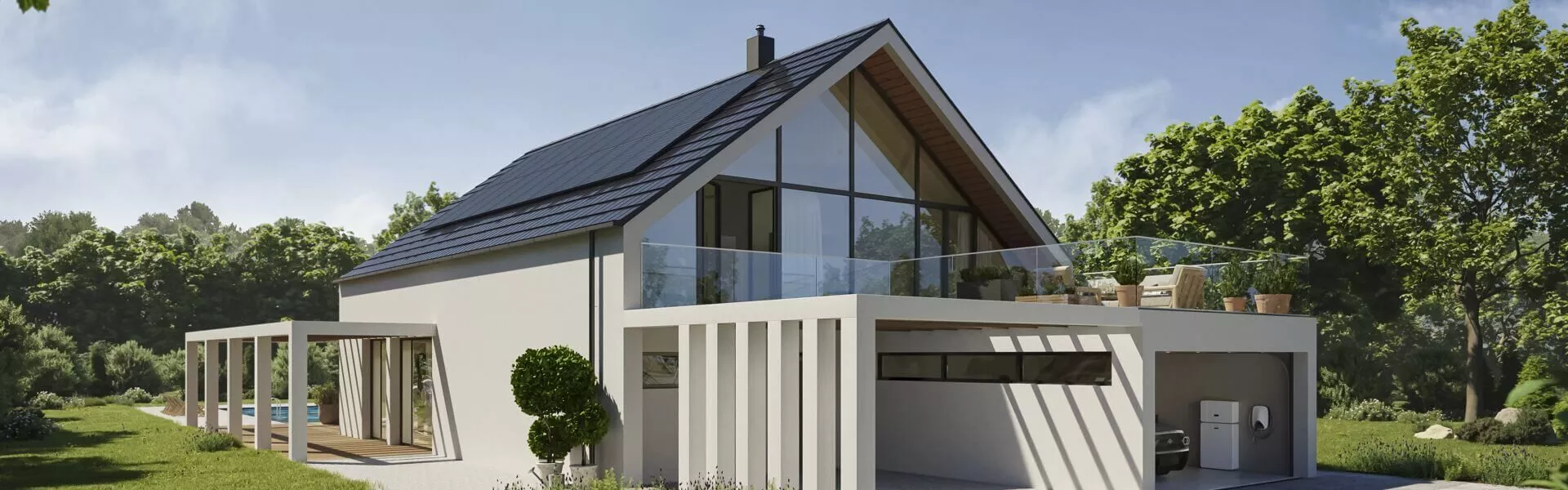 Abitazione con ecosistema SunPower ONE