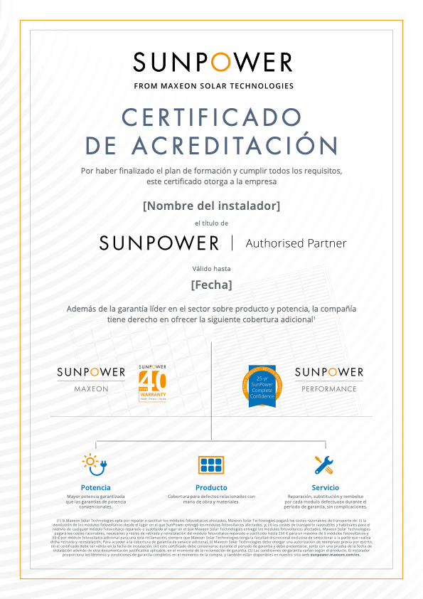 Términos y condiciones del Programa SunRise