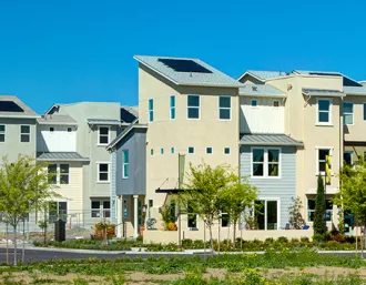 green construction using solar panels