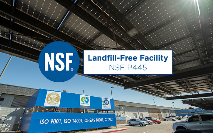The First Landfill Free Solar Factory Landfill Free Solar Factory