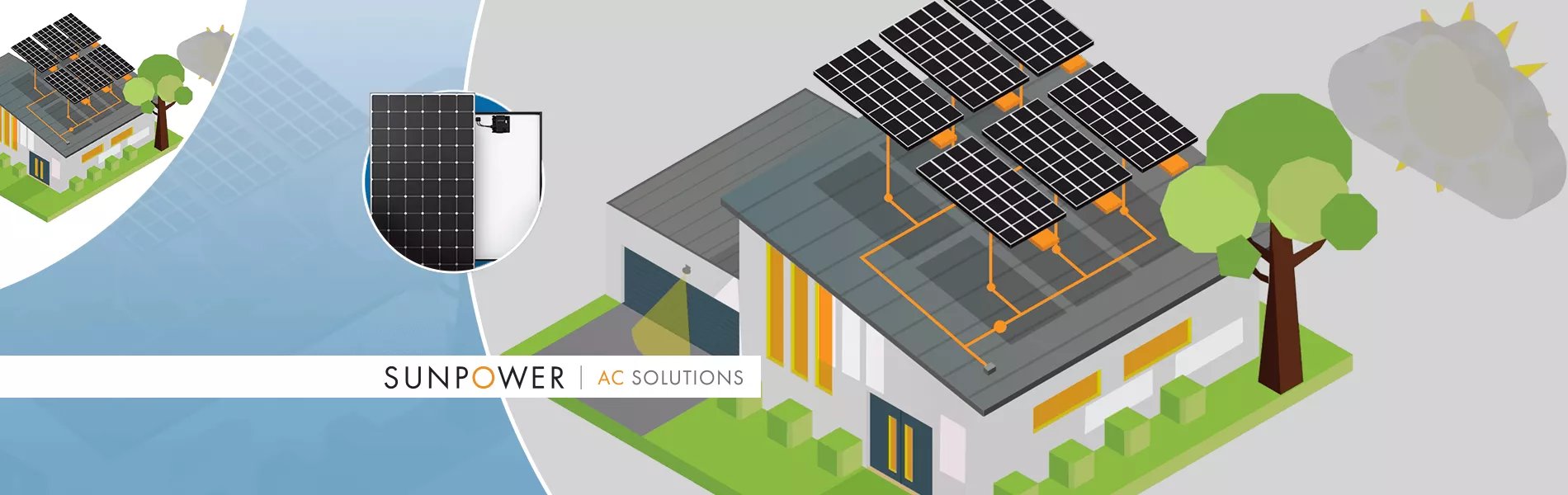 New AC Module home solar solutions offer powerful solutions to shading, combining industry-leading SunPower Maxeon with advanced microinverter technology from Enphase.