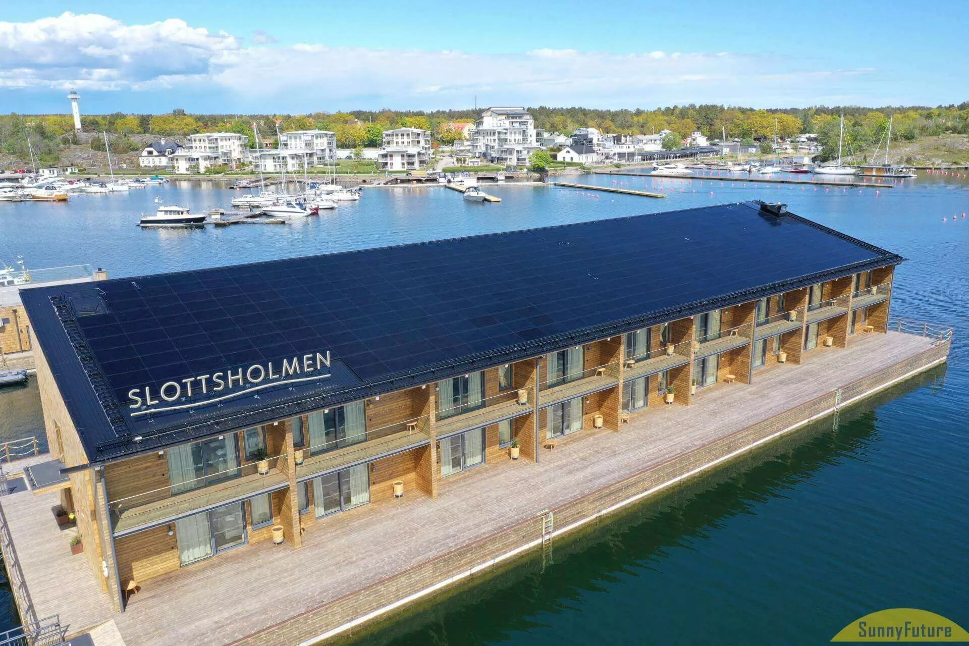Powering sustainable luxury hotels with renewable energy through solar distillation plant: design meets innovative solar technology.