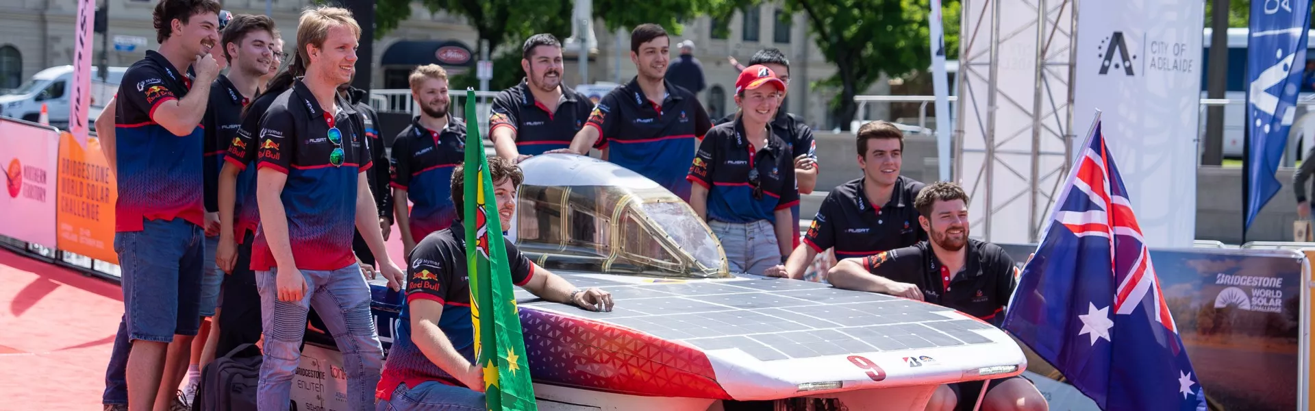 Australian team winning with Maxeon cells at the World Solar Challenge 2023