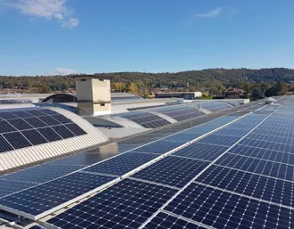 Sistema fotovoltaico SunPower presso Itarbox in Italia
