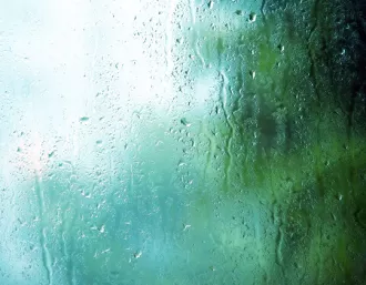 humidity, water condensing on window