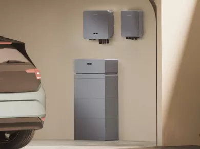 Energy storage 10kW garage close up step 3