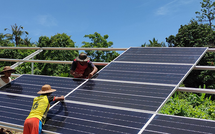 Solar Mini-Grids Myanmar Installation Solar Mini-Grids Myanmar Installation