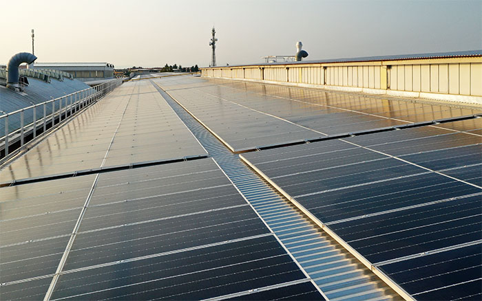 Arpa Industriale SunPower Solar Panels Installation Arpa Industriale SunPower Solar Panels Installation