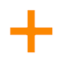 Orange Plus Icon Orange Plus Icon
